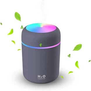 sanbhav Colorful Cool Mist Mini Humidifier – USB Powered for Bedroom, Office & Car Use Portable Room A...