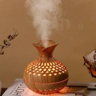 AKR Flower Design Electric USB Mini Humidifier Aroma Oil Diffuser Air Humidifier Portable Room Air Purifier