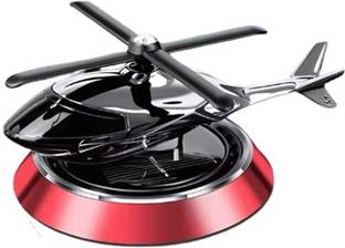 PPSMAX RED Diffuser For Decoration,Solar Powered Helicopter With Perfume Car Air Purifier