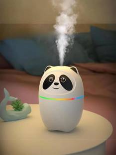 Alok Cute Panda Humidifier with LED Night Light USB Mini Aroma Diffuse Room Air Purifier