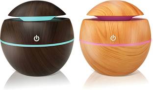 PDSPM Wooden Finish Air Purifier & Humidifier Pack of 2 Portable Room Air Purifier