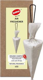 RunBugz Camphor Cone-Natural Fragrance, Air Freshener & Mosquito Repellent, Pack of 1, Fridge Air Purifier