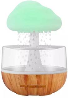 sitsra Humidifier for Home Cloud Rain Diffuser Snuggle Cloud Light Humidifier Portable Room Air Purifi...