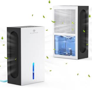 HANNEA Dehumidifier for Home Bedroom Bathroom 2.4L 500 sq ft Quiet with Auto Shut Off Portable Room Ai...