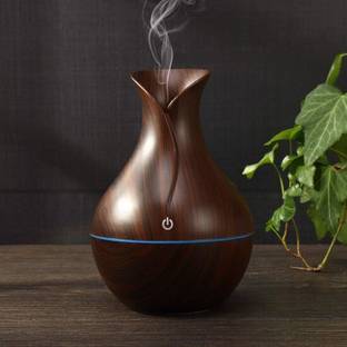 VINKAL Pot Shape Wooden Humidifier Home Improvement Room Air Purifier