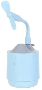 AKR USB Mist Humidifier 200ml with fan for Bedroom, Car, Office Cabins Portable Room Portable Car Air Purifier