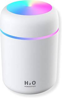 BudgetCart H2O Mini Air Humidifier with LED Night Light | Portable USB Cool Mist Portable Room Air Purifier