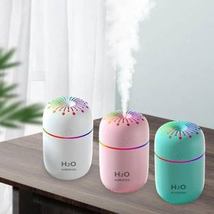 JIYANZONE H2O UltraGlow Purifier Aromatic Mist Humidifier with RGB Lights 3 Portable Room Air Purifier