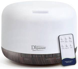 Dhyanut 5 in 1 Ultrasonic Aromatherapy Fragrant Oil Humidifier Vaporizer Portable Room Air Purifier