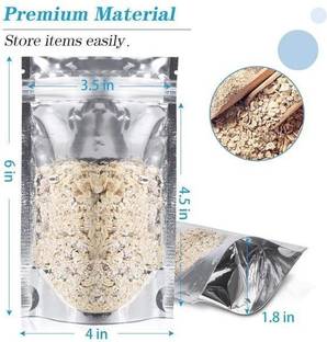 GOENKA Resealable Aluminium Air Tight Pouch
