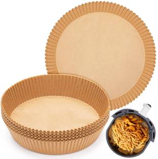 POSTEN 100PCS AirFryer Disposable Paper Liner,Non-stick, Baking&Oil proof Airfryer Tray Airfryer Grill Pan