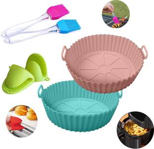 ZORIADA Air Fryer Pan Airfryer Tray