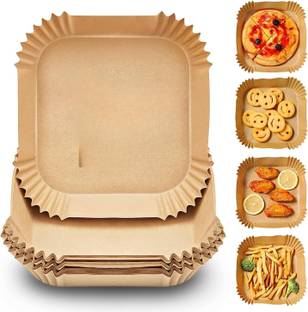 TINSUHG Air Fryer Paper Tray (Square) – 100PCS Non-Stick Airfryer Tray