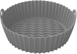 LIJIE Air Fryer- Air Fryer Tray, Food Safe Heating Baking Tray, Non-Stick Silicone Airfryer Tray