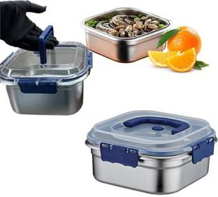 FLOSTRAIN Steel Container With Lid Airfryer Tray