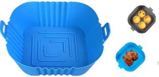 Akshar Enterprise Silicone Reusable Liners Square,Food Safe Air Fryers Oven Accessories, Airfryer Tray