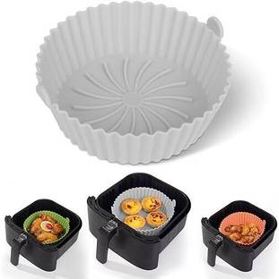 FIMTOWN Air Fryer Liner || Nonstick Washable Silicone Air Fryer Basket & Baking Tray Airfryer Tray