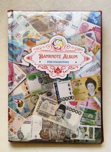Special Minds Store Aesthetic Design 120 Packet Banknote Album for World Currency Collection Album