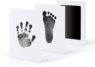 Mold Your Memories Baby Hand and Foot Ink Imprint Kit. No Touch,Ink Pad (6-12Months, Black) Album