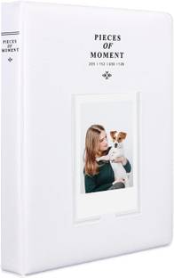 Stela 128 Pocket Mini Photo Album for Instant Mini 70 Polaroid Film Camera & Name Card Album