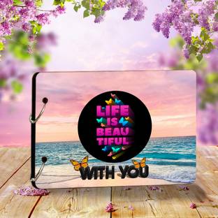 DSticker Scrap Book Memories-Life Is Beautiful- 4x6 memories album scrapbook Album