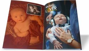 UNIPRINT Photo Book Magazine Style Photo Album Book (Multicolour 32 Pages , A4 ) Album