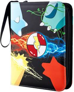 HASTHIP Kids Game Card Collection Binder 400 Slot Holders Organizer Album Storage Album