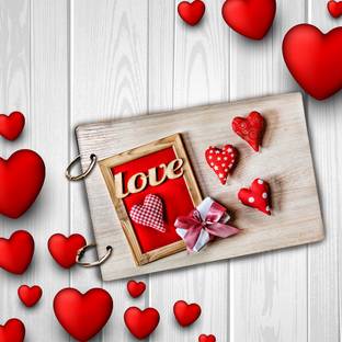 WallDaddy Photo Album For Memories RedHeart-P Scrapbook For Memories Memory Book Album
