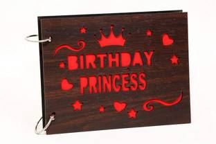 Tondwal Wooden DIY Photo Album Scrapbook Memory Book, Photo Album Album (Photo Size Supported: (4x6, 5x7, 5x5) inch) Album