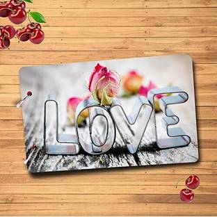 DecorHouse Premium Wooden DIY HD Printed Photo Album Scrapbook Memory Book Album