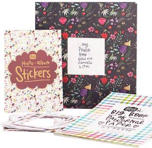 Alicia Souza Photo Album Combo | Patterned Paper, Sticker Book, Frames & Cards, Photo Album