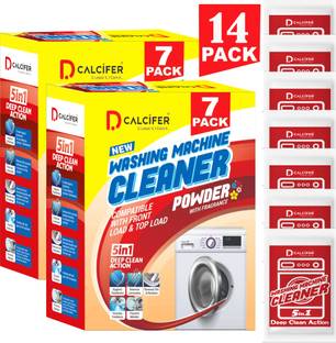 Dcalcifer Washing Machine Cleaner Descaling Powder Descaler Drum Tub Deep Clean Descale Detergent Powder (Citrus)