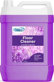 M&C Disinfectant Surface & Floor Cleaner Liquid, Lavender , 5 Liters MAKES 8 Liters