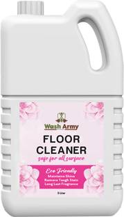 Wash Army Floor Surface Cleaner for Tile and Wood,Streak-Free,Vegan and Cruelty-free(Pink)