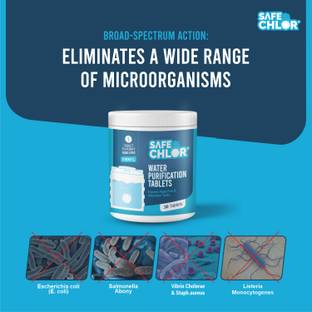 Safe Chlor Chlorine Water Tablet for Tanks of 1000L Overhead & Underground Tanks