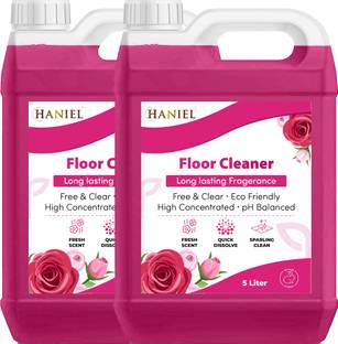 HANIEL Floor Surface Cleaner for Tile and Wood, EWG Verified, Streak-Free(Rose)(Pink)