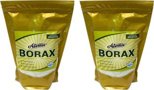 ATOMIC Borax Powder 900 GM X 2 For Detergent Booster in Preserving Flowers | Crafting