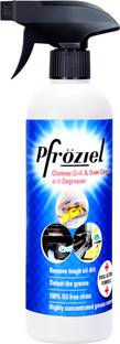 Pfroziel Chimney & Grill cleaner I Removes grease/oil/stain from chimney tawa, oven, Gas stove, Griddles, Exhaust fan I Non Flammable I 500ml (Pack of 1)
