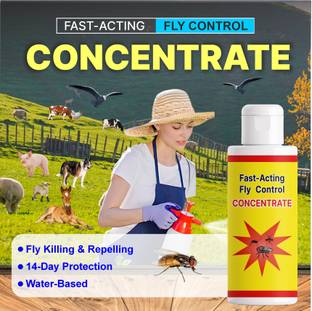SHREEKRIshn Insect & Fly Control Concentrate | Long-Lasting Fly Killer for Animals