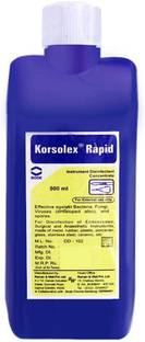 KORSOLEX Dental Rapid Instrument Disinfectant Concentrate Sterilizer Liquid