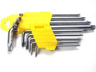 Inditrust 9pcs Torx Allen key set एलन की सेट