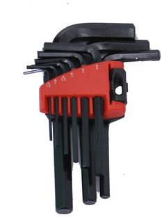Digital Craft Ge-Tech 9 Pcs L-Shape Hex Key Repair Tools Powerful Type Allen Wrench Set High Quality Allen Key Set
