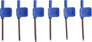 De Neers 9mm Flag Allen Key (Pack of 1) For Home and Industrial Use Allen Key Set