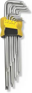 ZIODIC 9PCS Professional Long Torx Key Wrench - Made of CRV Steel, Surface Matte Allen Key Set