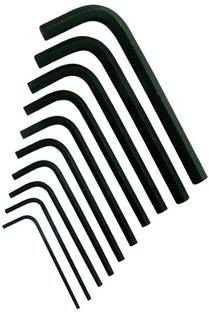Inditrust new 10 Pieces Hex Allen Key Wrench L Shape Repair Tool Set Allen Key Set