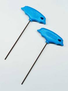 4MECH 2mm x 2 T-Type Allen Key, Hardened and Tempered, Professional Quality, Anti Rust Allen Key Set