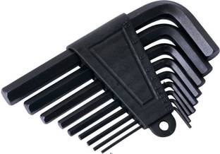 Inditrust new dream 9Pcs Box Shape Hex allen Key Powerful Allen Wrench Allen Key Set