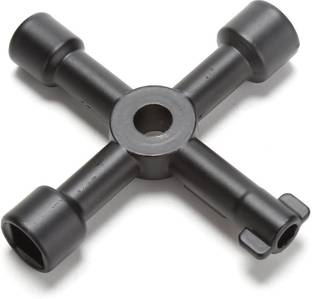 AASONS Utility Key, 4 Way, For Water/Electricity/ Gas Cabinets Allen Key Set