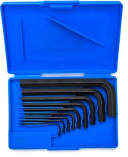 Globus 393..Steel Allen Key Set 9 PCS (Pack of 10) in BOX..size...1/16" to 3/8"). Allen Key Set