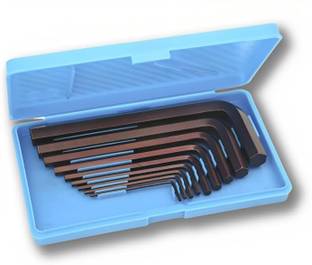 ZIODIC Pcs-9 1/8 inch L-Shape Allen Wrench Universal Key Hexagon Allen Key Set